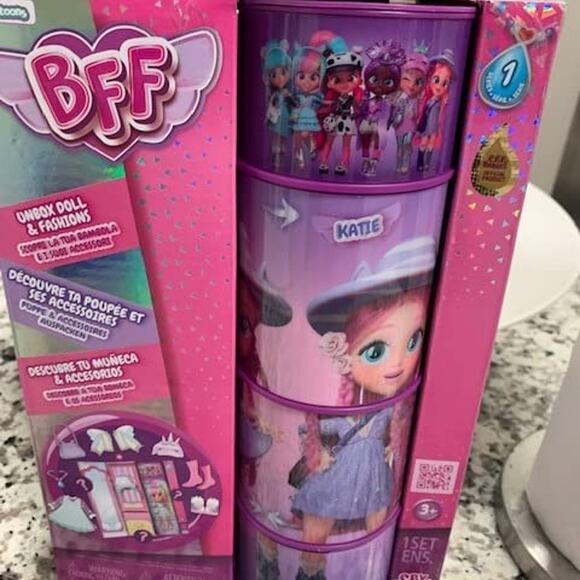 Cry Babies BFF Katie Fashion Doll with 9+ Surprises Including Outfit & Accessory - Picture 2 of 7